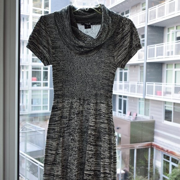 Sequin Hearts Cowl Neck Dress, like new! - Picture 1 of 7